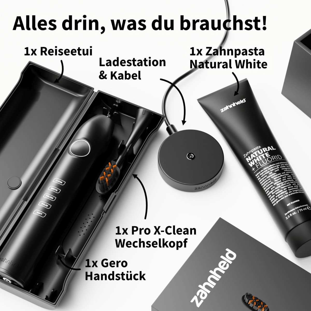 Schallzahnbürste G3 & Natural White